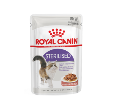 Royal Canin STERILISED (СТЕРИЛАЙЗД) в соусе для стерилизованных кошек 85гр